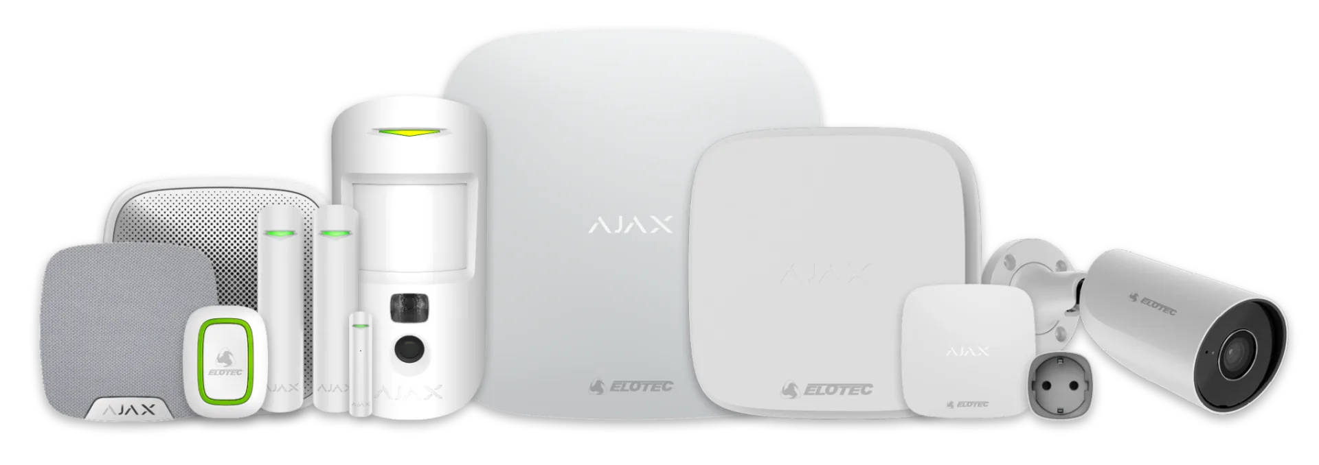 Hvitt alarmsystem